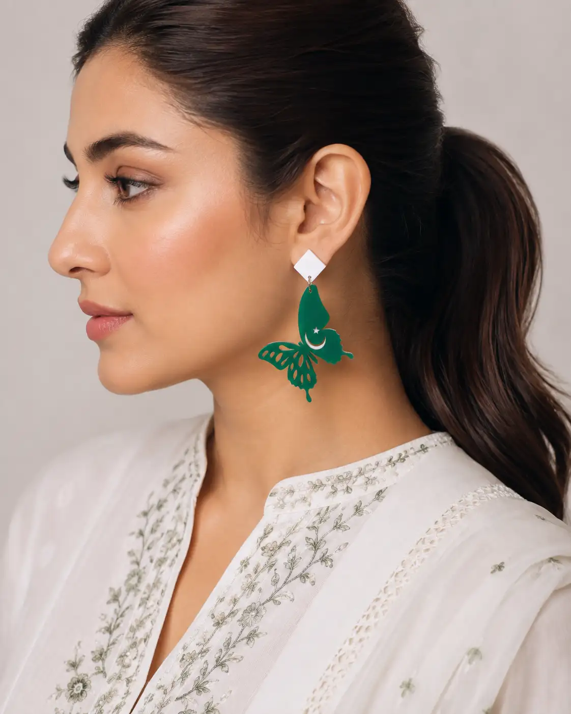 Pakistan Butterfly Stud Earrings Pakistan Butterfly Stud Earrings