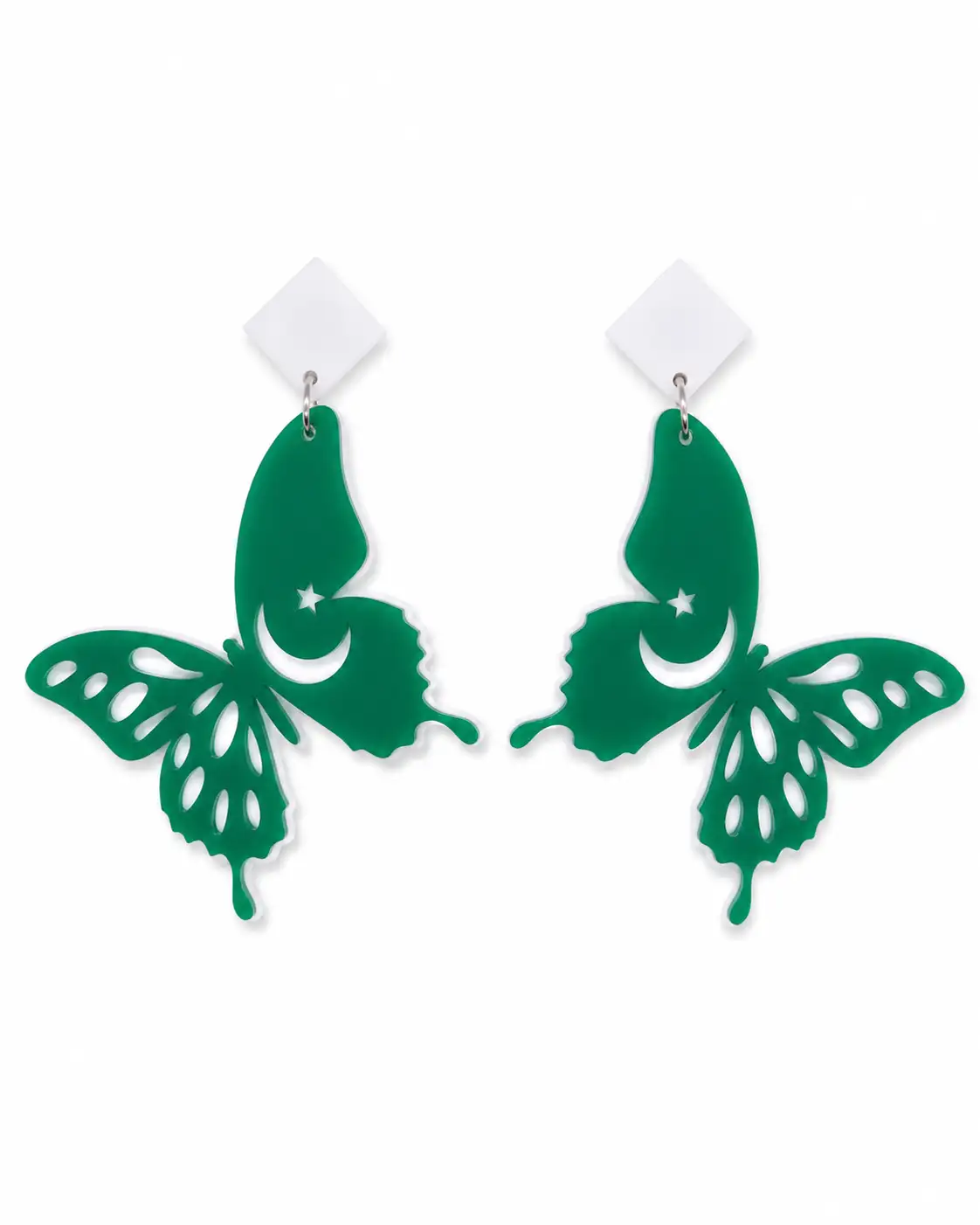 Pakistan Butterfly Stud Earrings Pakistan Butterfly Stud Earrings
