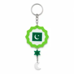 Pakistan Pride Acrylic Bag Charm