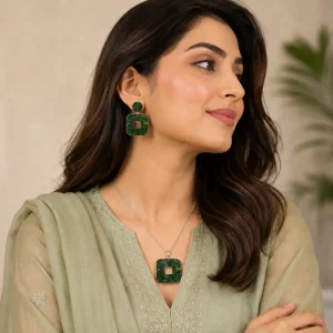 Emerald Forest Geometric Set