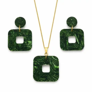 Emerald Forest Geometric Set