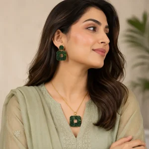 Emerald Forest Geometric Set