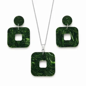 Emerald Forest Geometric Set