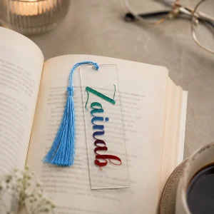 Personalized Name Acrylic Bookmark