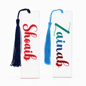 Personalized Name Acrylic Bookmark