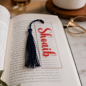 Personalized Name Acrylic Bookmark