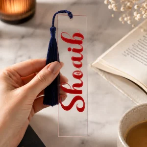 Personalized Name Acrylic Bookmark
