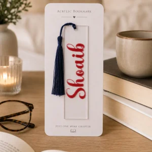 Personalized Name Acrylic Bookmark