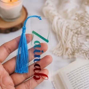 Personalized Name Acrylic Bookmark
