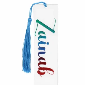 Personalized Name Acrylic Bookmark