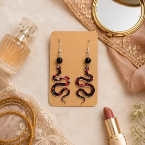 Mystic Serpent Acrylic Earrings Mystic Serpent Acrylic Earrings