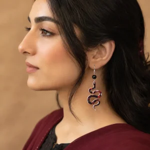 Mystic Serpent Acrylic Earrings Mystic Serpent Acrylic Earrings