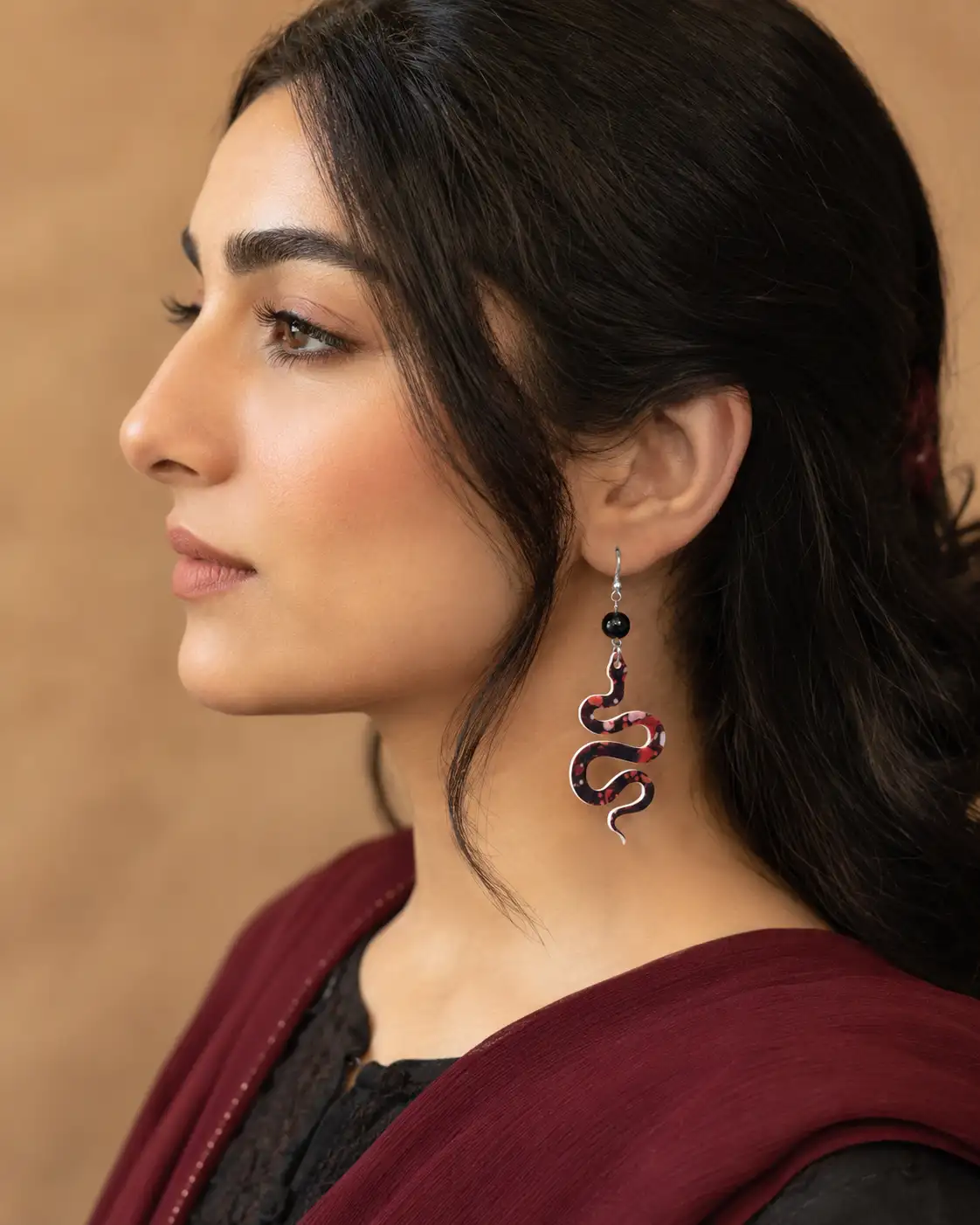 Mystic Serpent Acrylic Earrings Mystic Serpent Acrylic Earrings