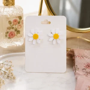 Sunny Daisy Acrylic Earrings