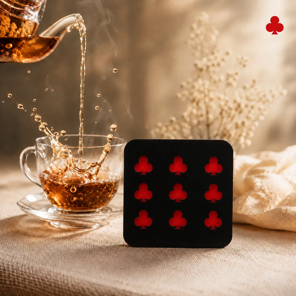 Playing Card Acrylic Coaster Set Playing Card Acrylic Coaster Set