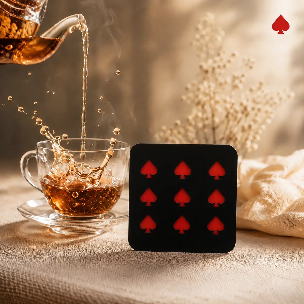 Playing Card Acrylic Coaster Set Playing Card Acrylic Coaster Set