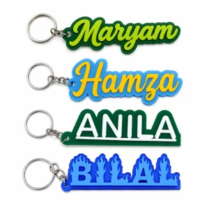 Customized Acrylic Name Keychain