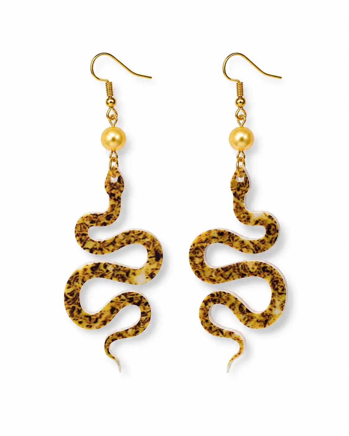 Mystic Serpent Acrylic Earrings Mystic Serpent Acrylic Earrings