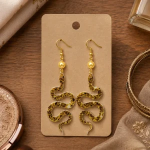 Mystic Serpent Acrylic Earrings Mystic Serpent Acrylic Earrings
