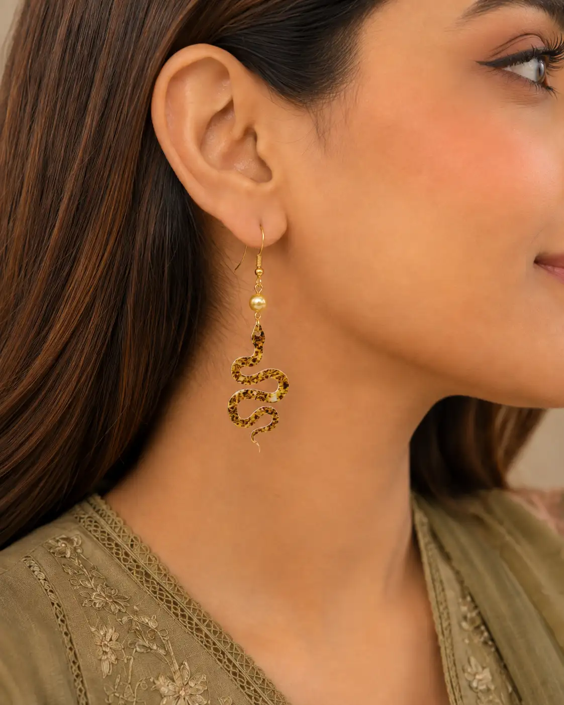 Mystic Serpent Acrylic Earrings Mystic Serpent Acrylic Earrings