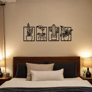 Nature Pots 4 Panel Wall Art Nature Pots 4 Panel Wall Art