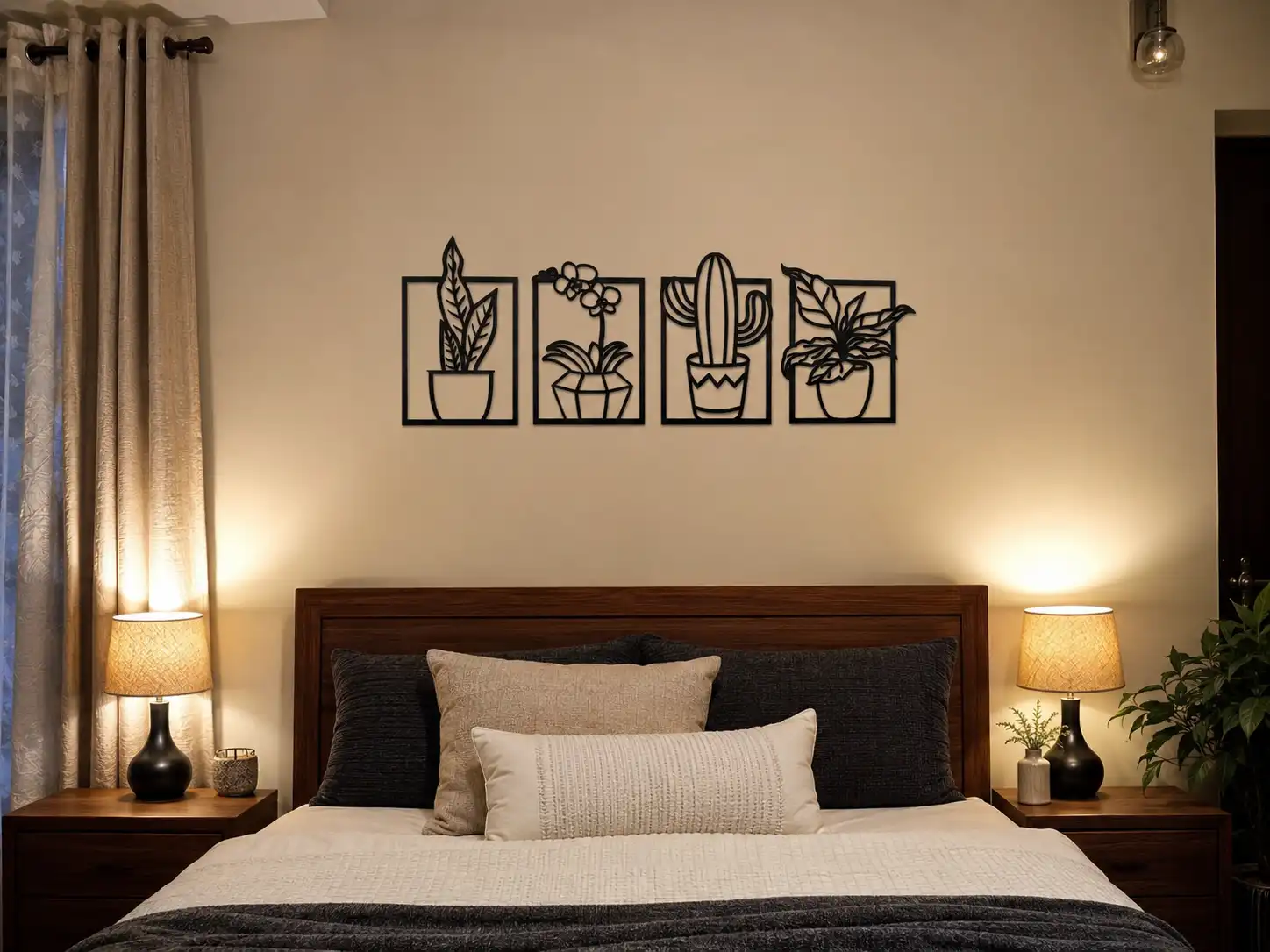 Nature Pots 4 Panel Wall Art Nature Pots 4 Panel Wall Art