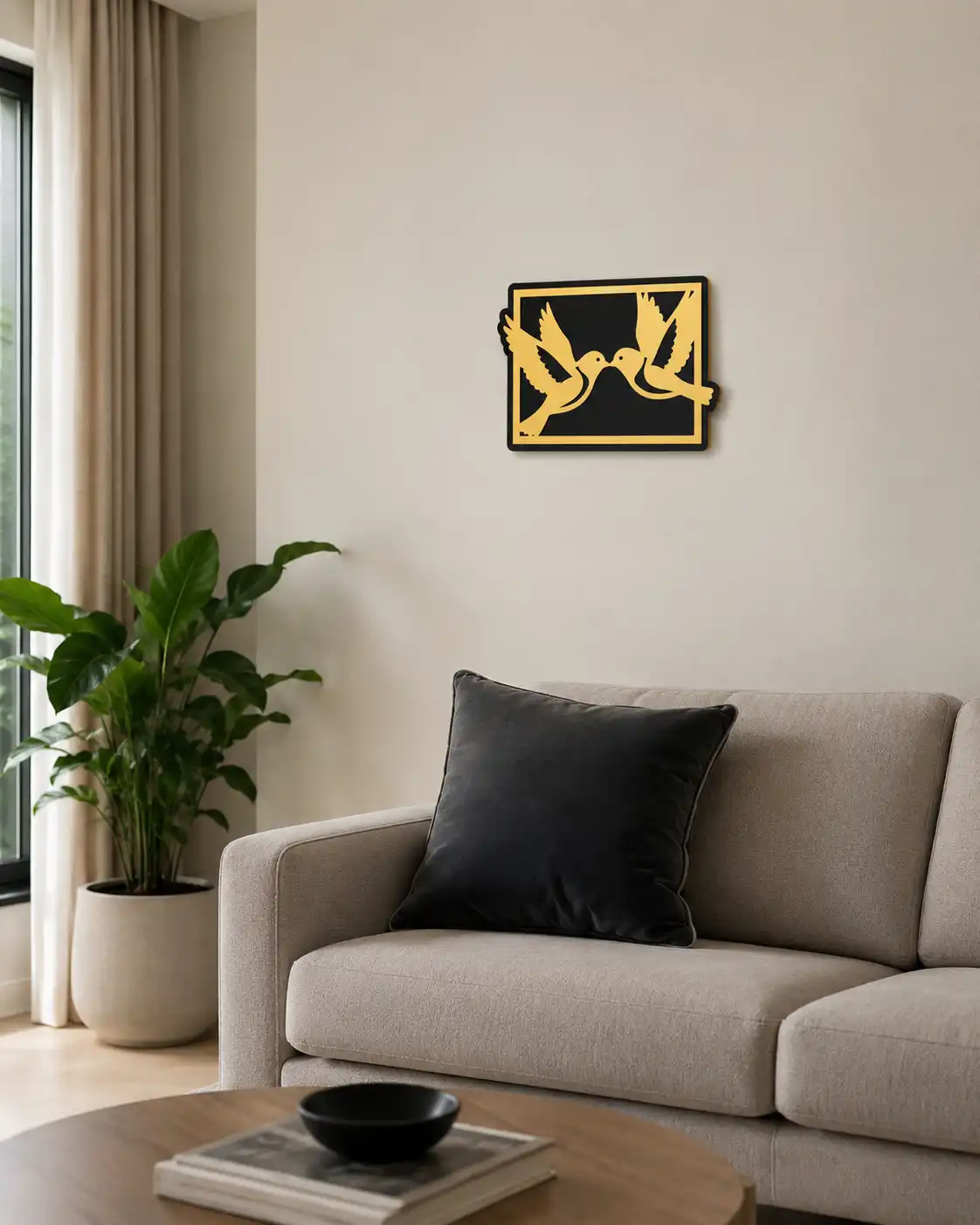 Elegant Love Birds Wall Art Elegant Love Birds Wall Art