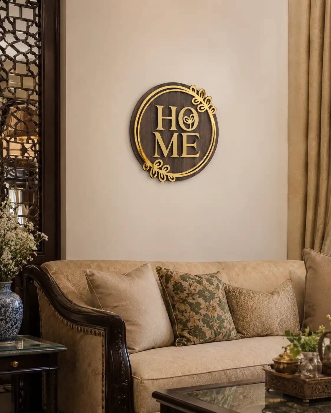 Luxury Home Circle Wall Art Luxury Home Circle Wall Art