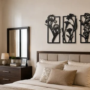 Floral Garden 3 Panel Wall Art Floral Garden 3 Panel Wall Art