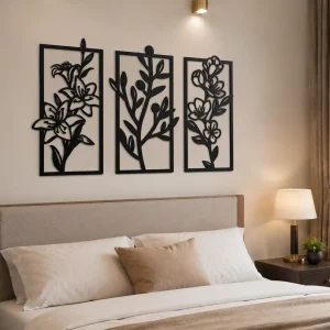 Botanical Bloom 3 Panel Wall Art Botanical Bloom 3 Panel Wall Art