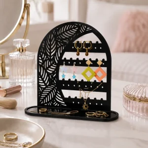 Elegant Leaf Acrylic Jewellery Stand Elegant Leaf Acrylic Jewellery Stand